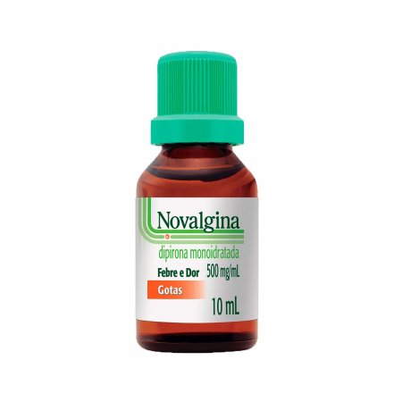 Novalgina 500mg/ml 10ml Solução Oral Gotas Frasco com 10ml