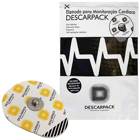 Eletrodo Descarpack Para Monitorização Cardíaca - Adulto