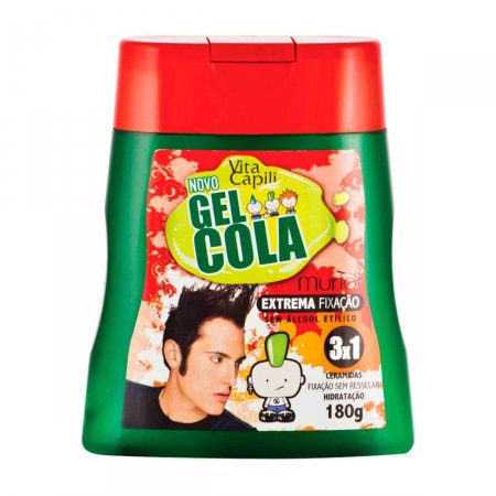 Gel Cola Vertical Vita Capili Verde com 180g