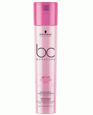 Shampoo Schwarzkopf BC Bonacure pH 4,5 Color Freeze Micellar Sem Sulfato