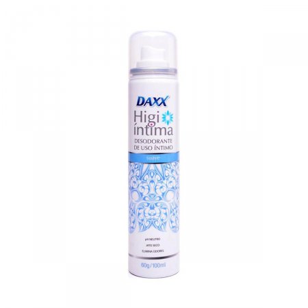 Desodorante Íntimo Daxx Higi Íntima Suave com 100ml