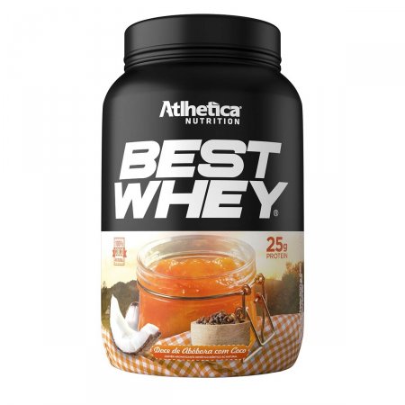 Best Whey Protein Atlhetica Nutrition Sabor Doce de Abóbora com Coco com 900g