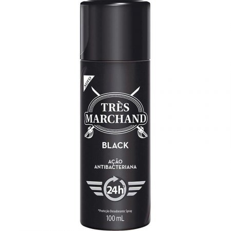 Desodorante Tres Marchand Spray Black 100ml