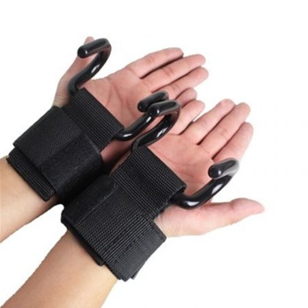 Luva Strap com Garra de Aço para Treino de Musculação Par Yangfit