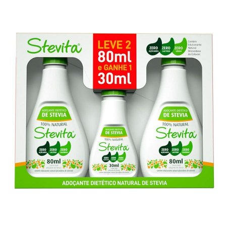Kit Promocional Compre 2 80ml, Ganhe 1 30ml - Stevita Unica