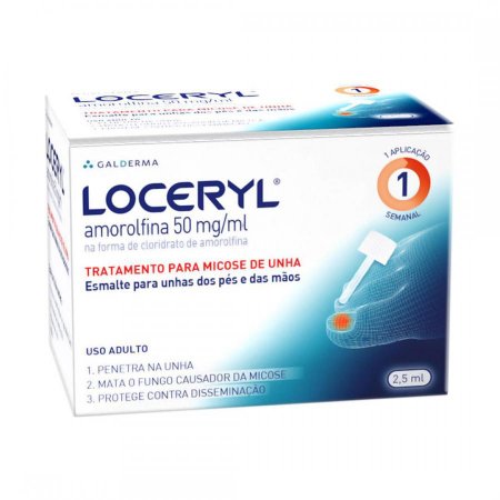 Loceryl 5% Esmalte Terapeutico Para Unhas 2.5ml Galderma