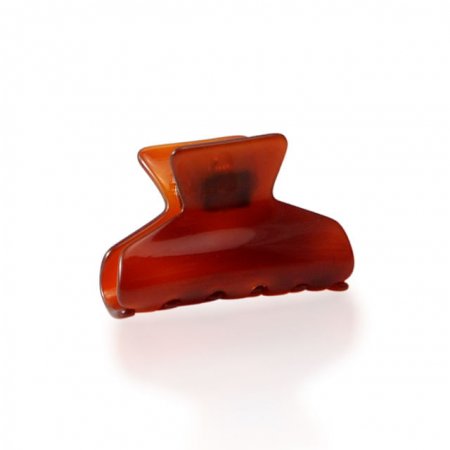 Prendedor Piranha Mini Ecaille 3,5x2,5cm