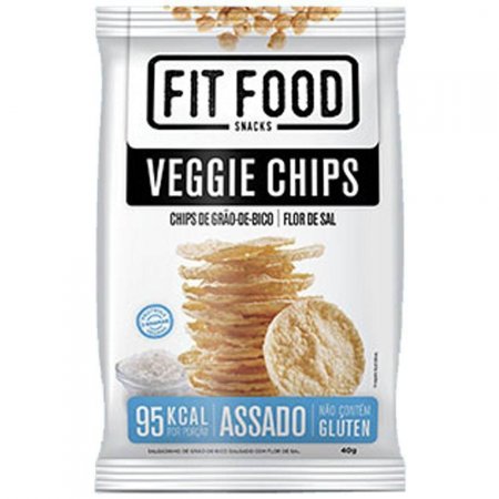 Veggie Chips Grão de Bico Salgado 40g Fit Food