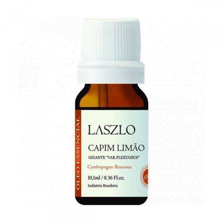 Óleo Essencial Laszlo Capim Limão Var. Flexuosus com 10,1ml