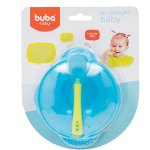 Kit Refeição: Bowl com tampa e Colher termossensível Azul - Buba