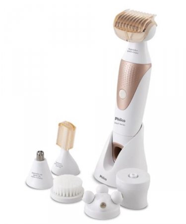 Aparador de Pelos Philco PAP08RG Multigroom Depil Sense 7 em 1 Bivolt