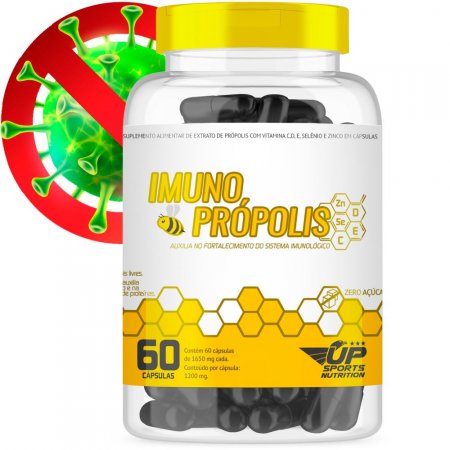 Imuno Própolis 1650mg 60 Cápsulas Up Sports Nutrition