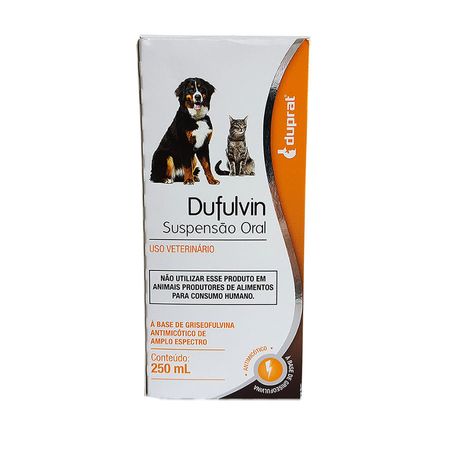 Dufulvin Oral 250ml Duprat Antibiótico Oral Cães e Gatos
