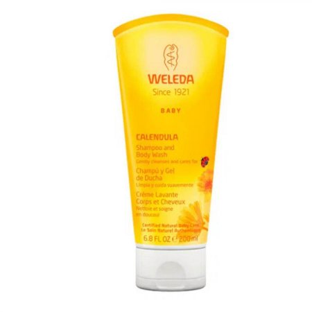 Calendula body wash para o bebe shampoo e gel de banho - 200ml