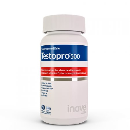 Testopro 500 60 Cápsulas Inove Nutrition