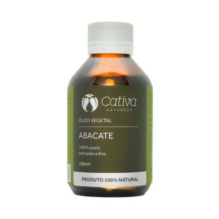 Óleo Vegetal de Abacate Natural 100ml Cativa Natureza