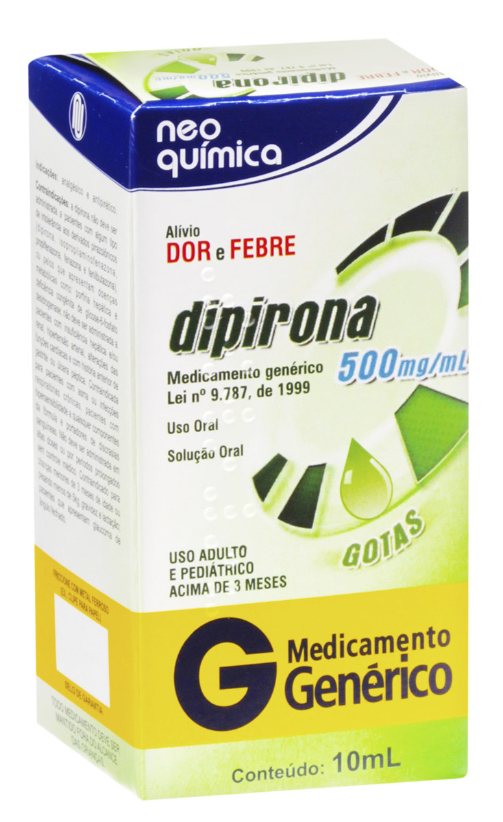 Bula Online - Dipirona Gotas 500mg/mL Genérico Neo Química 1 Frasco ...