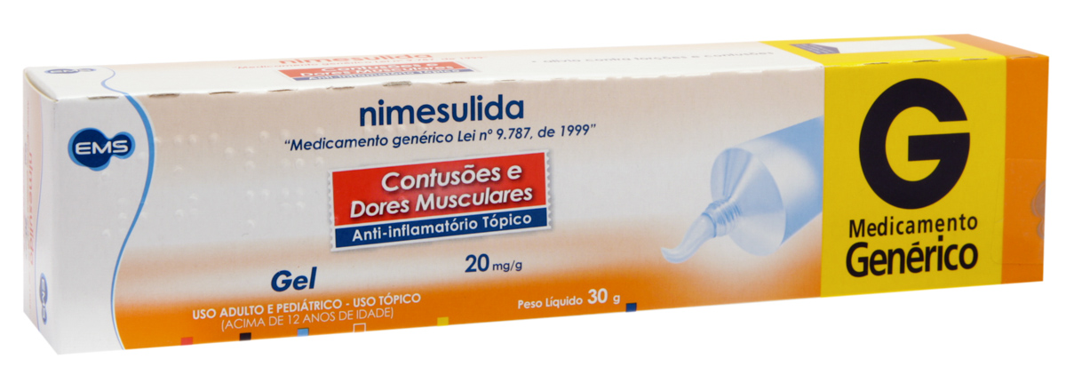 Nimesulida Gel 20mg Genérico EMS 30g