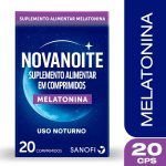 Suplemento Alimentar Melatonina Novanoite com 20 Comprimidos