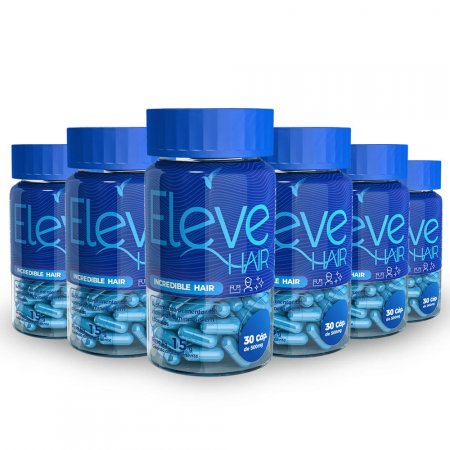 Kit 6 Eleve Hair Men 30 Cápsulas Eleve Life