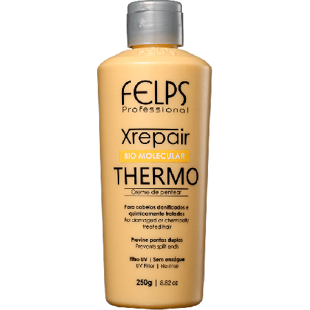 Felps Professional XRepair Bio Molecular - Thermo Creme de Pentear Cabelos Danificados 250g