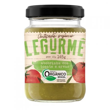 Antepasto Abobrinha Orgânico com Tomate e Ervas Legurmê 165g