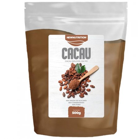 Cacau em Pó 500g 100% Natural NEWNUTRITION