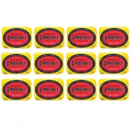Sabonete Phebo Odor de Rosas 90G (kit c/12un)