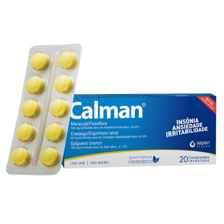 Calman com 20 comprimidos