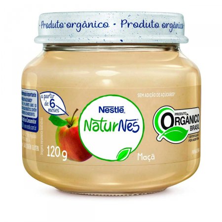 Papinha Orgânica Nestlé Naturnes Sabor Maçã com 120g
