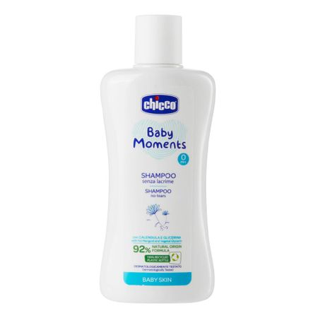 Shampoo Chicco Baby Moments Calendula e Glicerina 200ml
