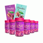 Kit Eleve Hair (6 meses) + Chocolate ao leite + Chocolate Branco