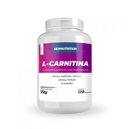 L-carnitina 500mg Newnutrition
