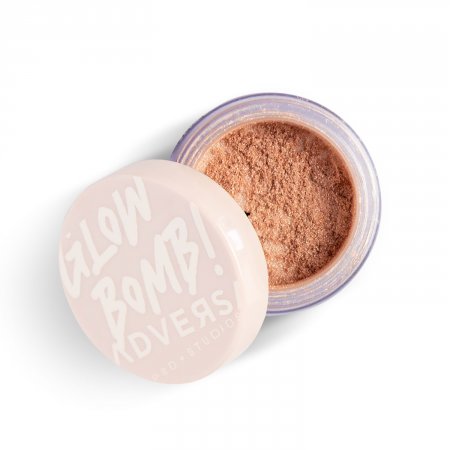 Pó Iluminador Adversa Vegano Glow Bomb Light Rose 2g