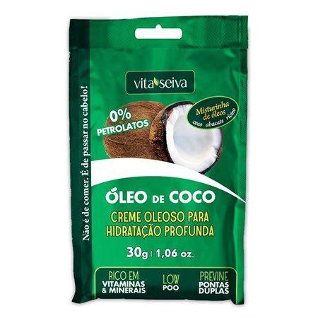 Vita Seiva Óleo de Coco Creme de Hidratação Profunda 30g
