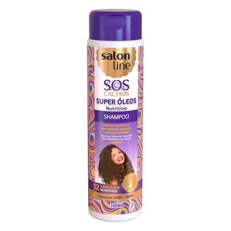 Shampoo S.o.s Cachos Super óleos 300ml Salon Line