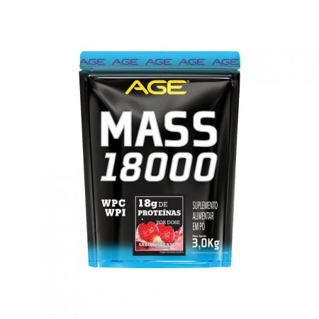 MASS 18000 (3Kg) - Morango - AGE