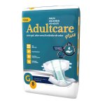 Fralda Geriátrica Adultcare Plus G com 8 unidades