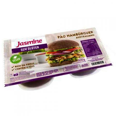 Pão de Hambúrguer Sem Glúten Australiano Jasmine 300g