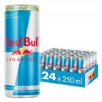 Energético Red Bull Energy Drink, Sem Açúcar,250ml(24 latas)