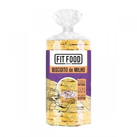 Biscoito de Milho Fit Food com 130g