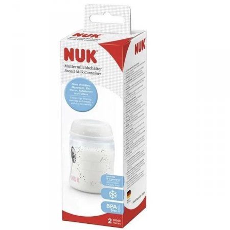Recipiente para Leite Nuk com 2 Unidades PA7308022-UB 150ml