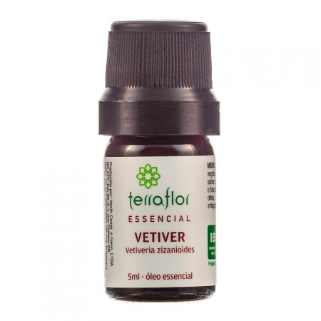 Óleo Essencial Natural de Vetiver 5ml  Terra Flor