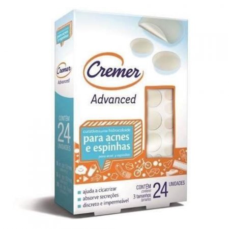 Cremer Advanced Acne E Espinhas Curativo 24un