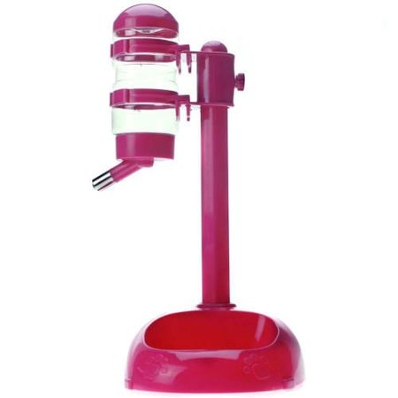 Bebedouro Chalesco com Suporte e Comedouro-Azul