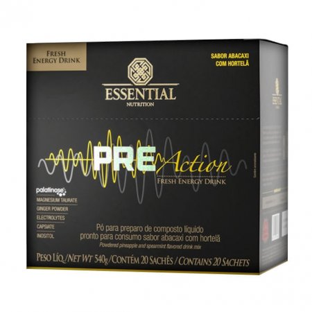 Pre Action Abacaxi com Hortelã - Essential Nutrition
