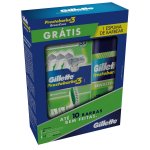 Kit Aparelho de Barbear Prestobarba 3 SenseCare + Espuma de Barbear de 56g