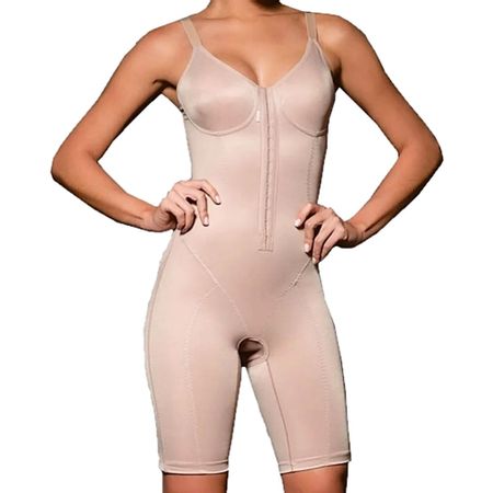 Modelador Feminino Com Abertura Frontal - Cinta Moderna - 431 - Chocolate - Tam 48