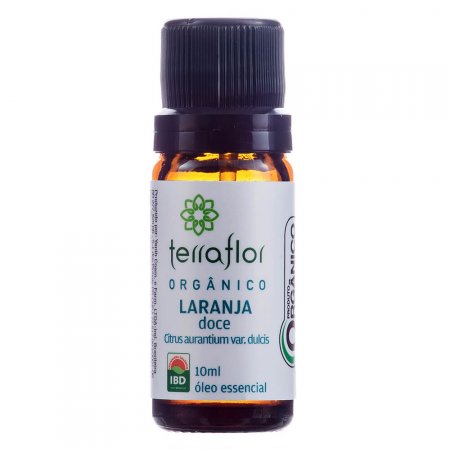 Óleo Essencial Terra Flor Orgânico de Laranja Doce 10ml