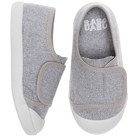 Tênis c/ velcro Cinza Nuvem - Babo Uabu BABO03 TENIS VELCRO CINZA NUVEM-22
